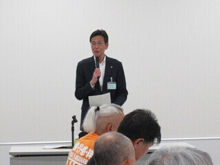 市長の挨拶の様子