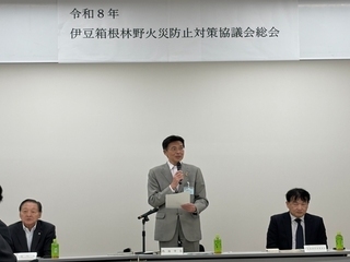 市長挨拶の様子