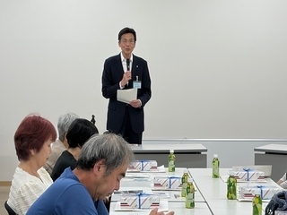 挨拶の様子